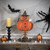 28" Happy Jack O' Lantern in Witch Hat Figure Halloween Decoration - IMAGE 2