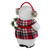 Plush Girl Snowman with Ear Muffs and Wreath Christmas Figure - 12" - IMAGE 4