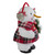 Plush Girl Snowman with Ear Muffs and Wreath Christmas Figure - 12" - IMAGE 2