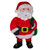 32" Lighted Chenille Santa with Gifts Outdoor Christmas Decoration - IMAGE 1