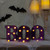 LED Lighted "BOO" Halloween Marquee Sign - 6.5" - Purple - IMAGE 1