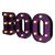 6.5" LED Lighted Purple "BOO" Halloween Marquee Sign - IMAGE 4