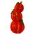 18" Orange Jack-O'-Lantern Pumpkin Halloween Decoration - IMAGE 1