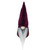 9" Purple Plum Standing Gnome Christmas Tabletop Decor - IMAGE 1