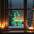 LED Christmas Tree Neon Lighted Decoration - 9.5" - Green - IMAGE 1
