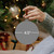 4.5" Coral Pink Glitter Feather Ball Christmas Ornament - IMAGE 4