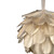 4.5" Metallic Gold Glitter Feather Pine Cone Christmas Ornament - IMAGE 2