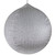 27.5" Silver Tinsel Inflatable Christmas Ball Ornament Outdoor Decoration - IMAGE 1