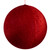 Inflatable Tinsel Commercial Christmas Ball Outdoor Ornament - 23.5" - Red - IMAGE 1