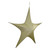 51" Gold Tinsel Foldable Christmas Star Outdoor Decoration - IMAGE 3