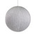 19.5" Silver Tinsel Inflatable Christmas Ball Ornament Outdoor Decoration - IMAGE 1