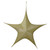 44" Gold Tinsel Foldable Christmas Star Outdoor Decoration - IMAGE 1