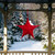 30" Red Tinsel Foldable Christmas Star Outdoor Decoration - IMAGE 2