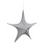 25.5" Silver Tinsel Foldable Christmas Star Outdoor Decoration - IMAGE 3