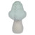 7.5-Inch Light Green Tabletop Christmas Mushroom with Sequins - IMAGE 1