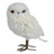 6" Standing White Owl Table Top Christmas Figure - IMAGE 1