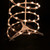 Lighted Spiral Outdoor Christmas tree with Star - 4' - Clear
