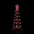 Lighted Spiral Outdoor Christmas Cone Tree with Star - 3' - Multi-Color Lights - IMAGE 1