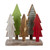 15" Multi-Color Wooden Christmas Tree Tabletop Decoration - IMAGE 1
