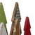 15" Multi-Color Wooden Christmas Tree Tabletop Decoration - IMAGE 3