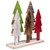 Glitter and Metal Wooden Pine Tree Silhouettes Christmas Decoration - 14.5" - Multicolor - IMAGE 6
