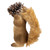 13" Standing Forest Squirrel Table Top Christmas Figure Holding a Pine Cone - IMAGE 4