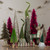 24" Plum Feather Table Top Christmas Tree with Glitter - IMAGE 3