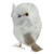 5" White and Brown Plush Owl Christmas Tabletop Figurine - IMAGE 3