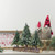 Frosted Downswept Pine Tree Trio Christmas Decoration - 11" - IMAGE 2