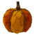 7.5" Orange and Brown Fall Harvest Tabletop Pumpkin - IMAGE 2