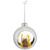 Owl Cutout Christmas Ornament - 3.75" - Silver and White - IMAGE 4