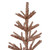 Artificial Glittered Twig Christmas Tree - 18" - Rose Gold - Unlit - IMAGE 2