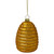 3.5" Gold Holiday Collections Glass Beehive Christmas Ornament - IMAGE 3