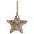 6" Tri-Color Gold Star Shaped Christmas Ornament - IMAGE 1