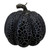 Crackle Finish  Halloween Tabletop Pumpkins - Black - 4.75" - Set of 3 - IMAGE 2