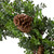 27"Artificial Boxwood and Pine Cone Christmas Wreath-Unlit - IMAGE 3