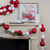 6' Shatterproof Ball 3-Finish Red and White Christmas Garland - IMAGE 2