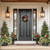Pre-Lit Plaid and Houndstooth Artificial Christmas Wreath - 24" - Warm White Lights - IMAGE 1
