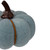 5" Blue and Brown Fall Harvest Tabletop Pumpkin - IMAGE 4