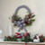 Black and White Houndstooth and Berry Artificial Christmas Wreath - 24-Inch, Unlit - IMAGE 2