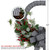 Black and White Houndstooth and Berry Artificial Christmas Wreath - 24-Inch, Unlit - IMAGE 5