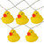 10 Yellow Duck Novelty Light Set, 6-ft Clear Wire - IMAGE 2
