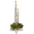 LED Lighted Glitter Filled Candle Christmas Stocking Holder - 9" - IMAGE 2