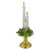 14.5" Lighted Water Candle on a Gold Base with Berries - IMAGE 1