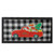 Santa and Presents in Truck Buffalo Plaid Wooden Christmas Plaque - 16” - IMAGE 1