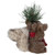Frosted Standing Squirrel with Pine Sprig and Scarf Christmas Figurine - 7" - IMAGE 4