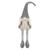 15" Beige and Gray Plush Sitting Elf Tabletop Christmas Decoration - IMAGE 1