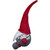 16.5" Red and Gray Round Chubby Gnome Sitting Tabletop Figure Christmas Decoration - IMAGE 3