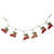 55" Red Vintage Truck with Tree Christmas Garland on Jute Rope - IMAGE 1