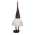 Rustic Sitting Gnome Christmas Decoration - 12" - White and Brown - IMAGE 4